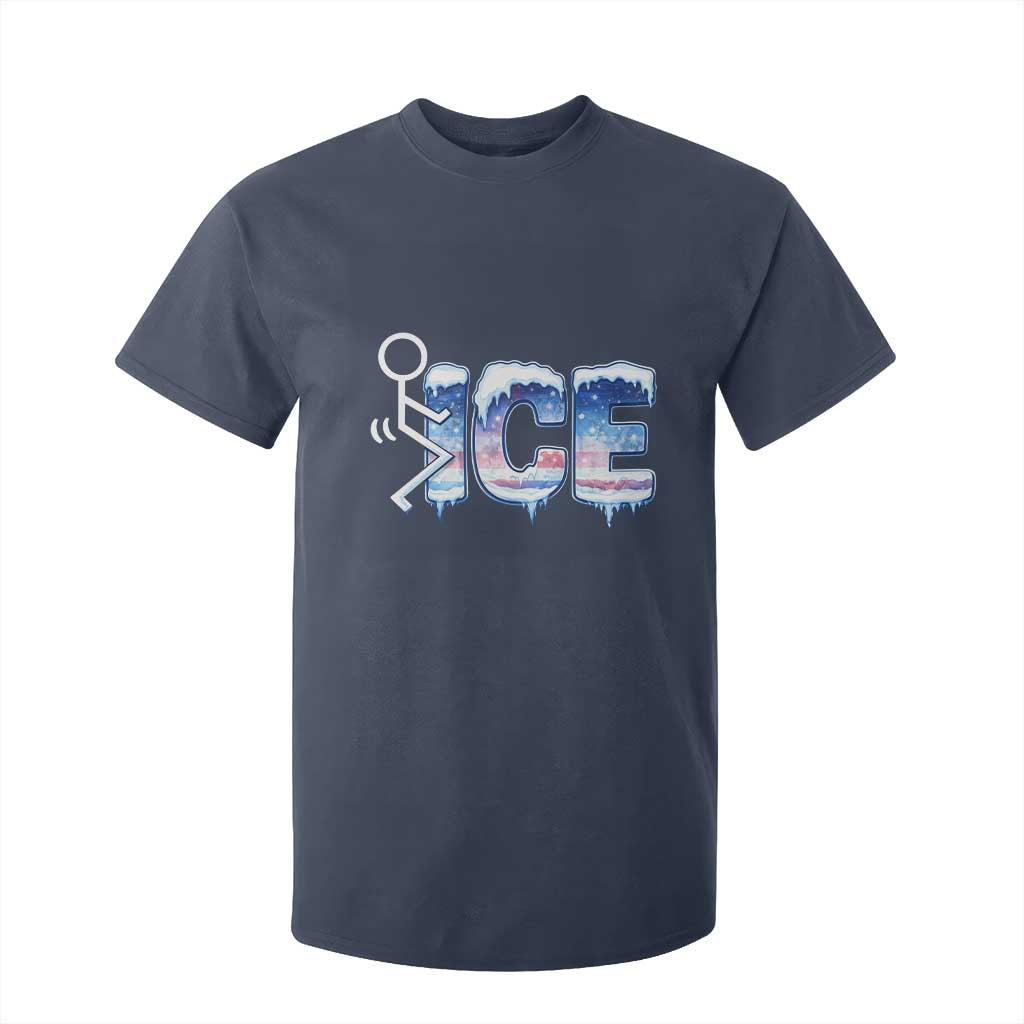 Fck Ice T Shirt For Kid Sarcastic Immigration Protest TS10 Navy Print Your Wear