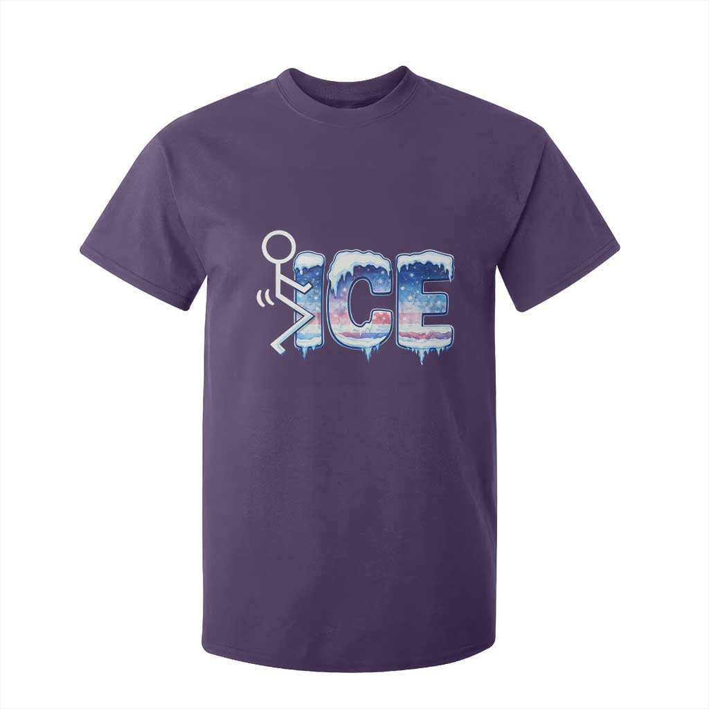 Fck Ice T Shirt For Kid Sarcastic Immigration Protest TS10 Purple Print Your Wear