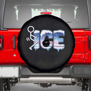 Fck Ice Spare Tire Cover Sarcastic Immigration Protest TS10 Black Print Your Wear
