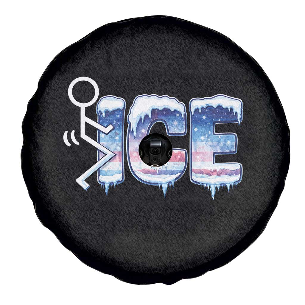 Fck Ice Spare Tire Cover Sarcastic Immigration Protest TS10 Print Your Wear