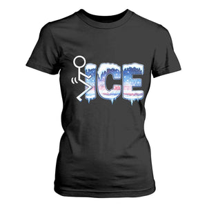 Fck Ice T Shirt For Women Sarcastic Immigration Protest TS10 Black Print Your Wear