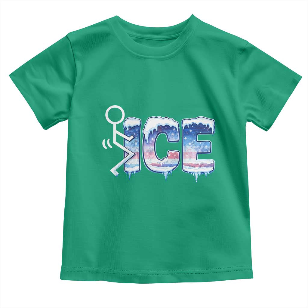 Fck Ice Toddler T Shirt Sarcastic Immigration Protest TS10 Irish Green Print Your Wear
