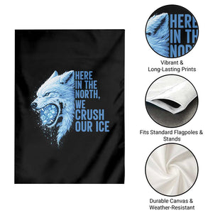 Crush Ice Garden Flag Wolf Human Rights Protest TS10 Print Your Wear