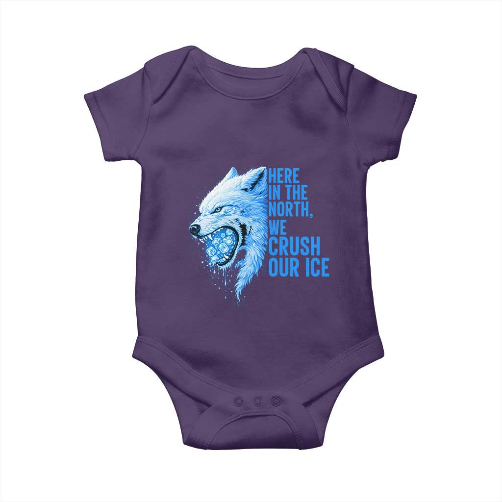 Crush Ice Baby Onesie Wolf Human Rights Protest TS10 Purple Print Your Wear