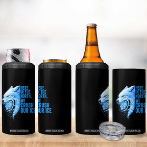 Crush Ice 4 in 1 Can Cooler Tumbler Wolf Human Rights Protest TS10 Print Your Wear