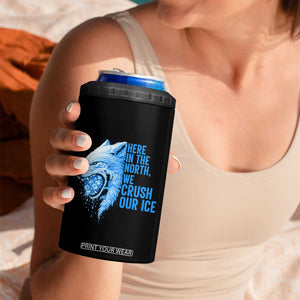 Crush Ice 4 in 1 Can Cooler Tumbler Wolf Human Rights Protest TS10 Print Your Wear