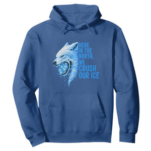 Crush Ice Hoodie Wolf Human Rights Protest TS10 Royal Blue Print Your Wear