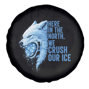 Crush Ice Spare Tire Cover Wolf Human Rights Protest TS10 Print Your Wear