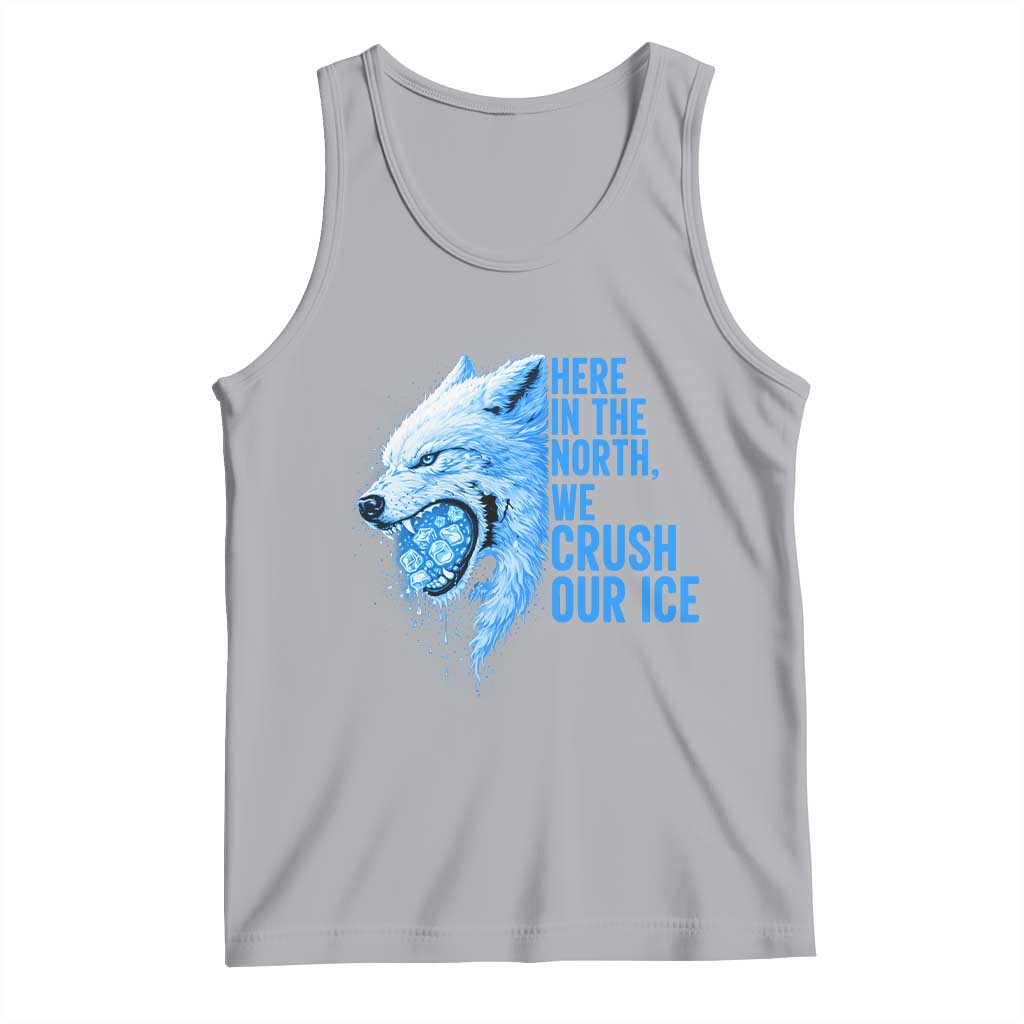 Crush Ice Tank Top Wolf Human Rights Protest TS10 Athletic Heather Print Your Wear