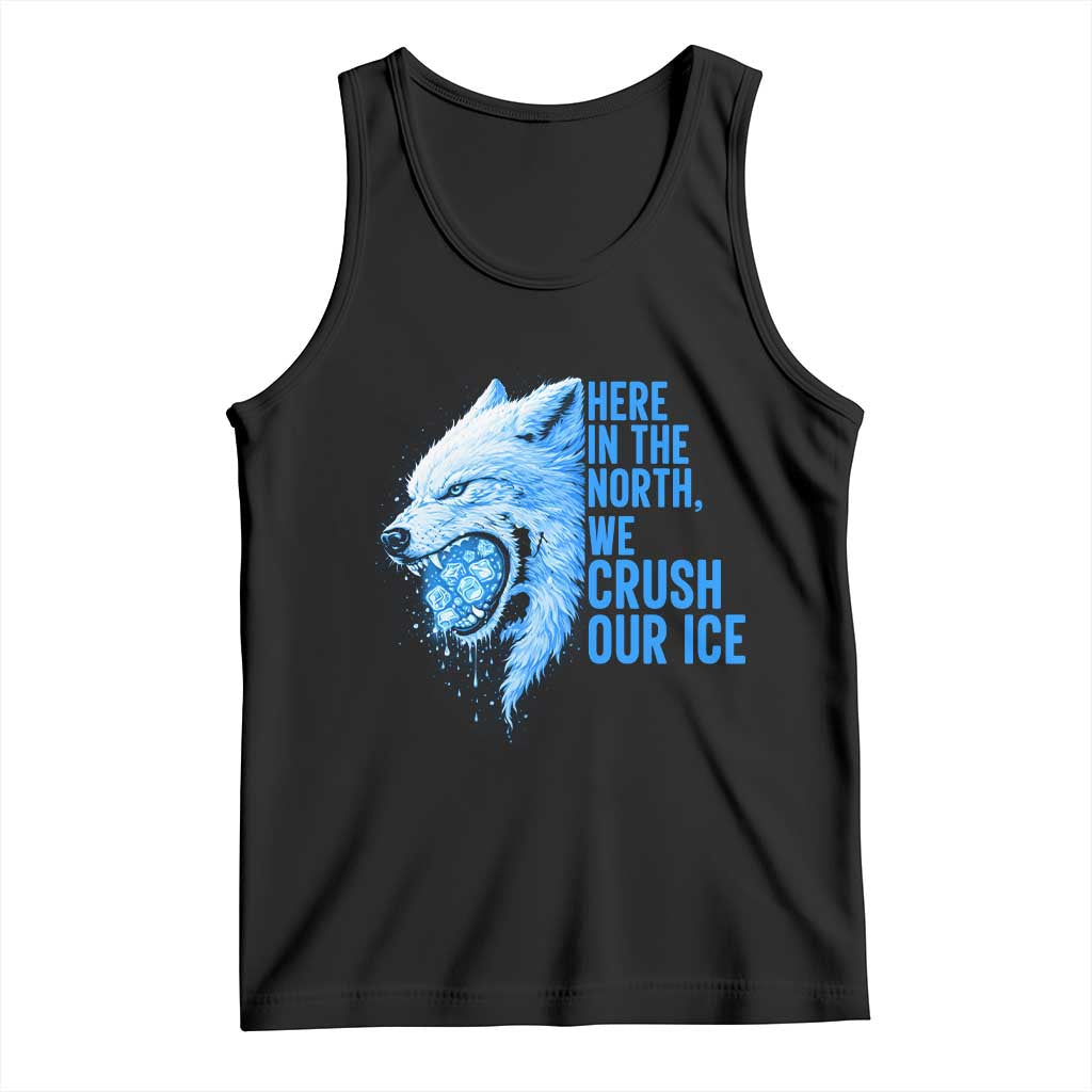 Crush Ice Tank Top Wolf Human Rights Protest TS10 Black Print Your Wear