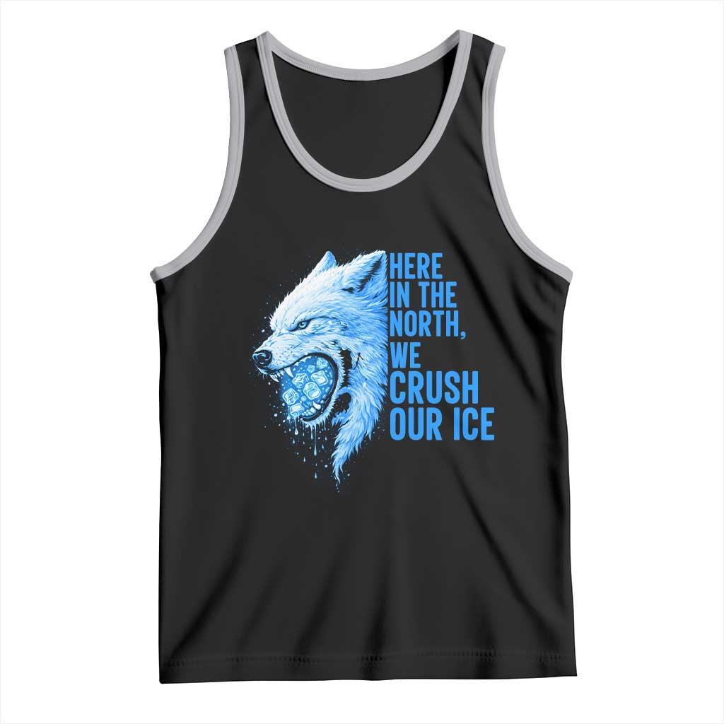 Crush Ice Tank Top Wolf Human Rights Protest TS10 Black Athletic Heather Print Your Wear