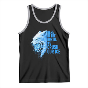 Crush Ice Tank Top Wolf Human Rights Protest TS10 Black Athletic Heather Print Your Wear