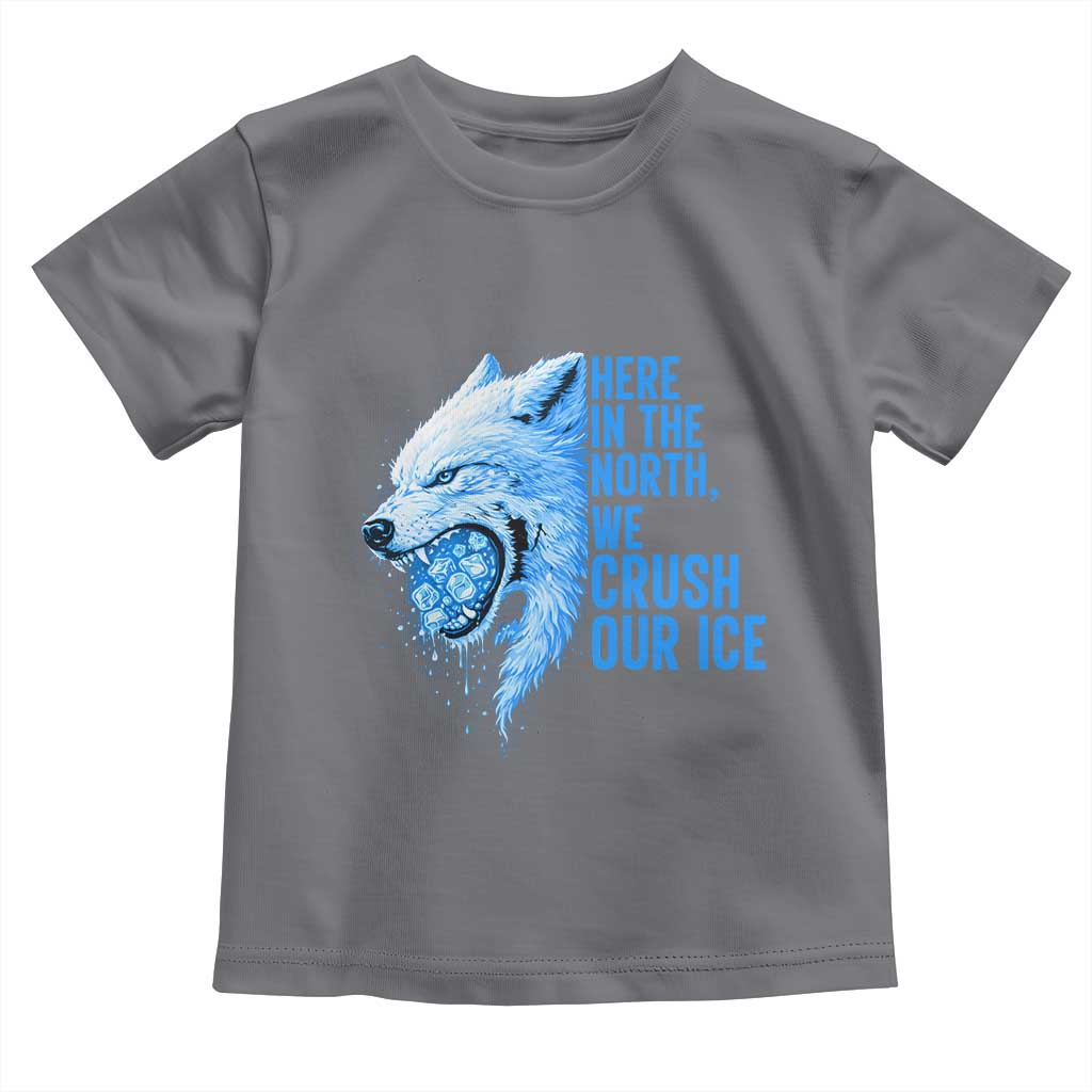 Crush Ice Toddler T Shirt Wolf Human Rights Protest TS10 Charcoal Print Your Wear