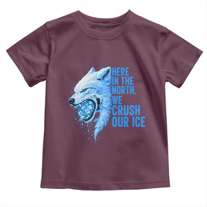 Crush Ice Toddler T Shirt Wolf Human Rights Protest TS10 Maroon Print Your Wear