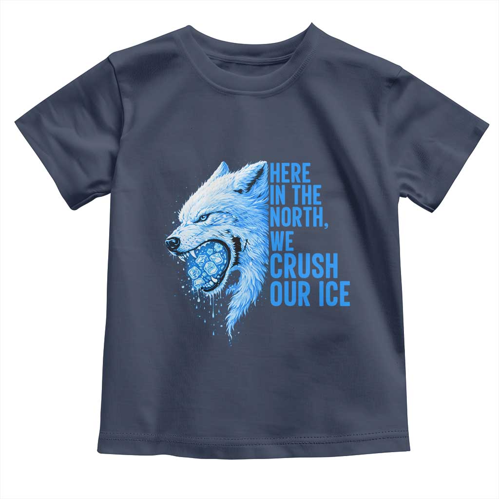 Crush Ice Toddler T Shirt Wolf Human Rights Protest TS10 Navy Print Your Wear