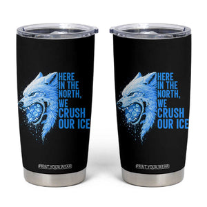 Crush Ice Tumbler Cup Wolf Human Rights Protest TS10 Black Print Your Wear