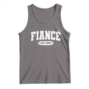 Fiance Est 2026 Tank Top Future Mr. and Mrs. Boyfriend Engagement Gift TS10 Deep Heather Print Your Wear