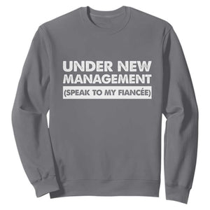 Funny Fiancé Sweatshirt Engagement Gift For Fiance Bachelor Party TS10 Charcoal Print Your Wear