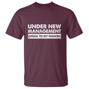 Funny Fiancé T Shirt Engagement Gift For Fiance Bachelor Party TS10 Maroon Print Your Wear