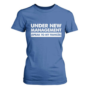 Funny Fiancé T Shirt For Women Engagement Gift For Fiance Bachelor Party TS10 Royal Blue Print Your Wear