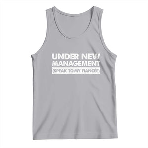 Funny Fiancé Tank Top Engagement Gift For Fiance Bachelor Party TS10 Athletic Heather Print Your Wear