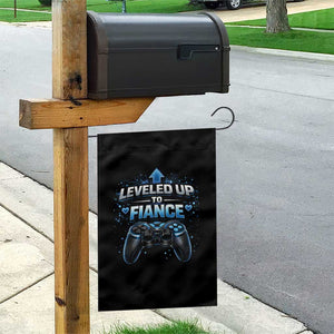 Leveled Up To Fiance Garden Flag Newly Engaged Gifts For Him Gamer TS10 Print Your Wear