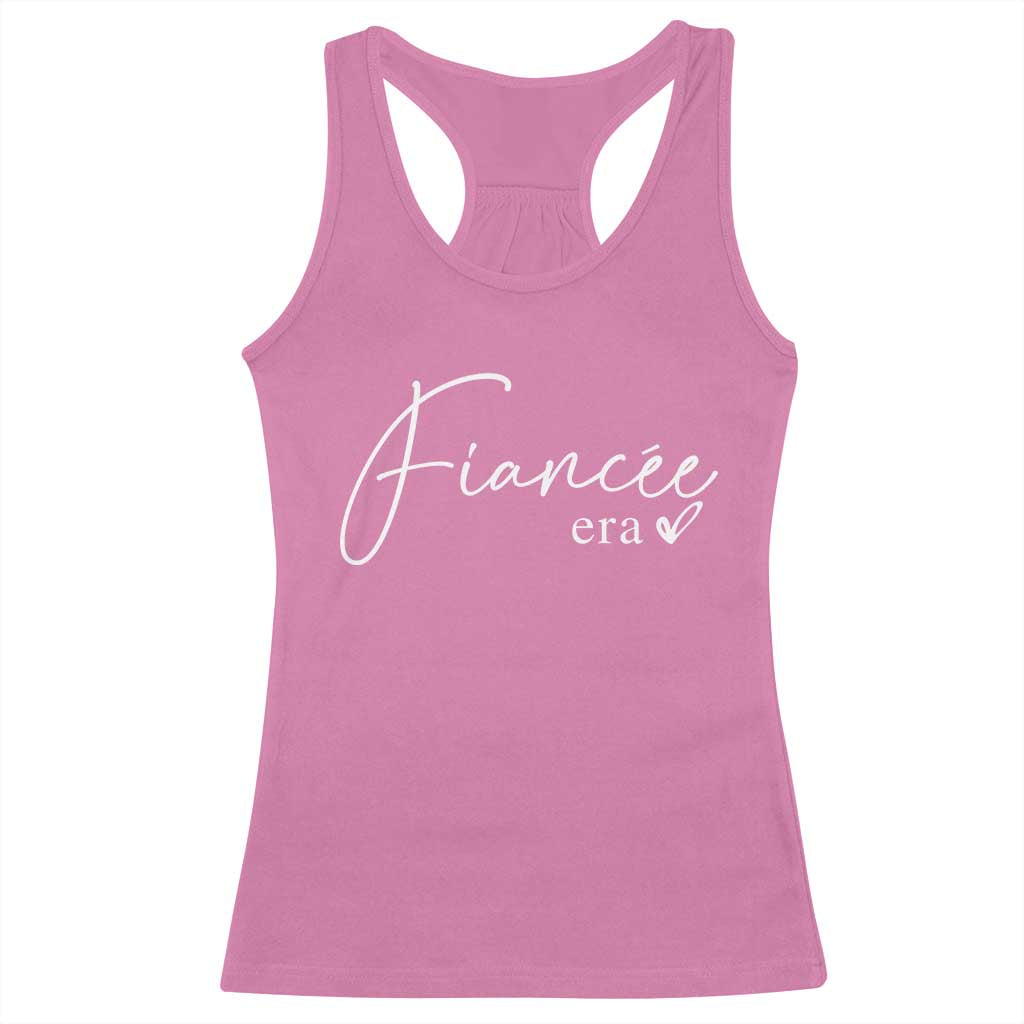 Fiancee Era Racerback Tank Top Engaged Bride Bachelorette Outfits TS10 Azalea Print Your Wear