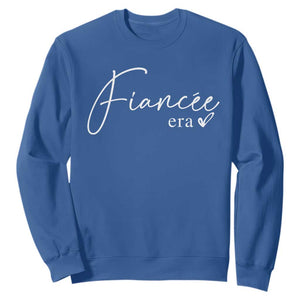 Fiancee Era Sweatshirt Engaged Bride Bachelorette Outfits TS10 Royal Blue Print Your Wear