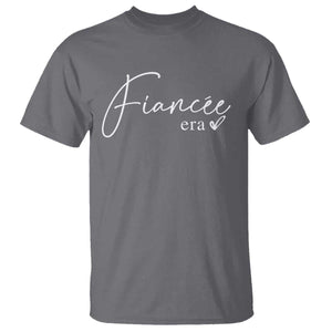 Fiancee Era T Shirt Engaged Bride Bachelorette Outfits TS10 Charcoal Print Your Wear