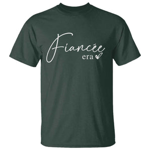 Fiancee Era T Shirt Engaged Bride Bachelorette Outfits TS10 Dark Forest Green Print Your Wear