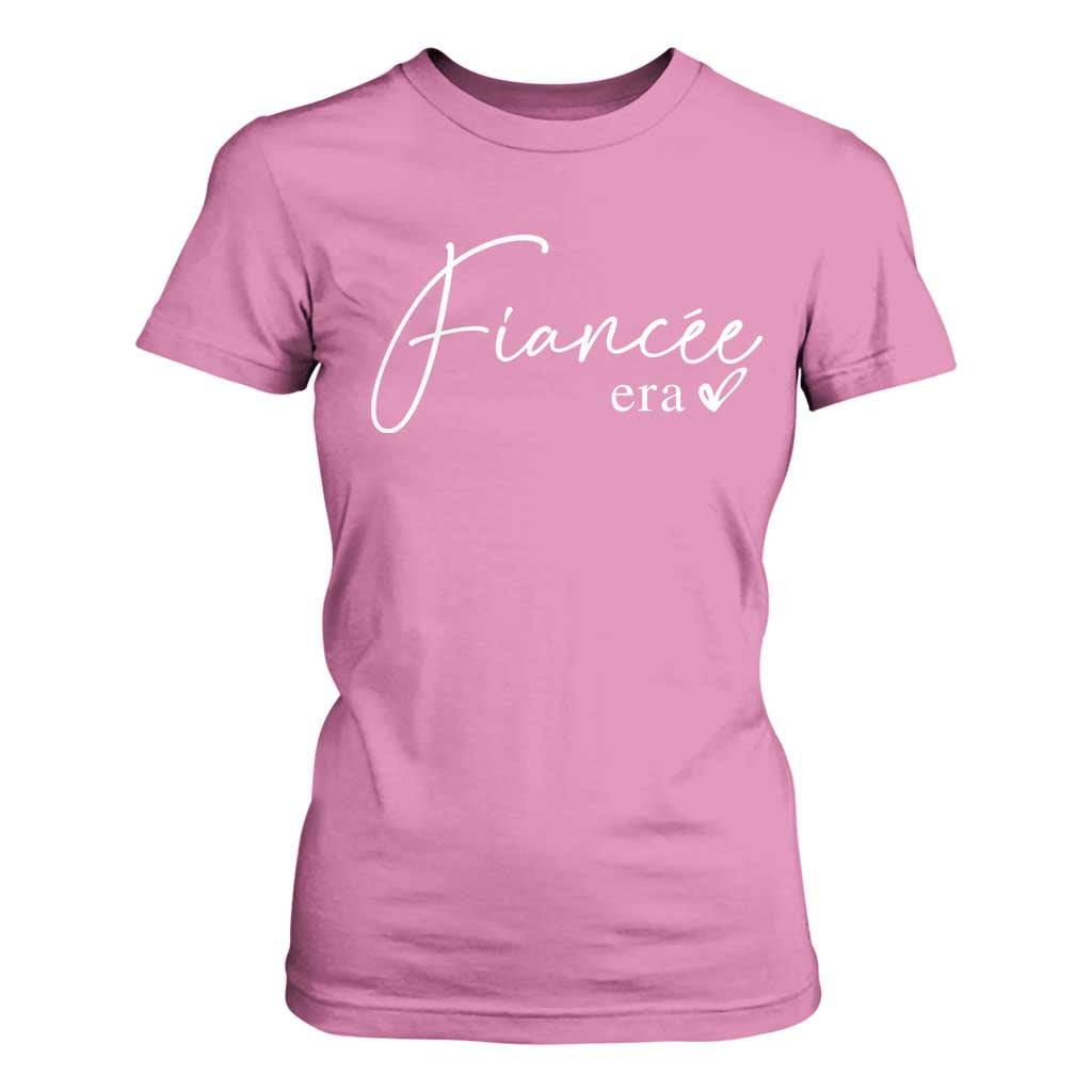 Fiancee Era T Shirt For Women Engaged Bride Bachelorette Outfits TS10 Azalea Print Your Wear