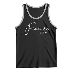 Fiancee Era Tank Top Engaged Bride Bachelorette Outfits TS10 Black Athletic Heather Print Your Wear