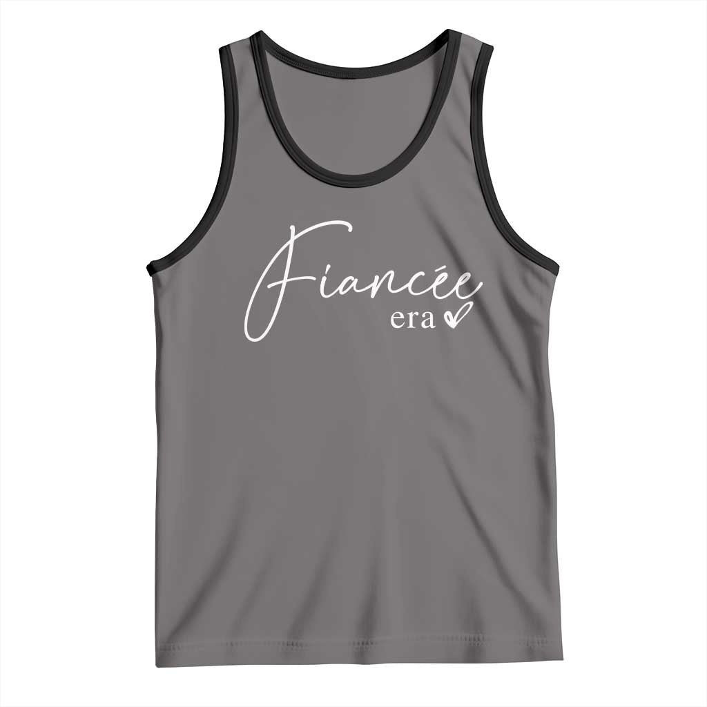 Fiancee Era Tank Top Engaged Bride Bachelorette Outfits TS10 Deep Heather Black Print Your Wear