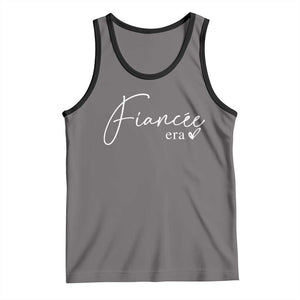Fiancee Era Tank Top Engaged Bride Bachelorette Outfits TS10 Deep Heather Black Print Your Wear