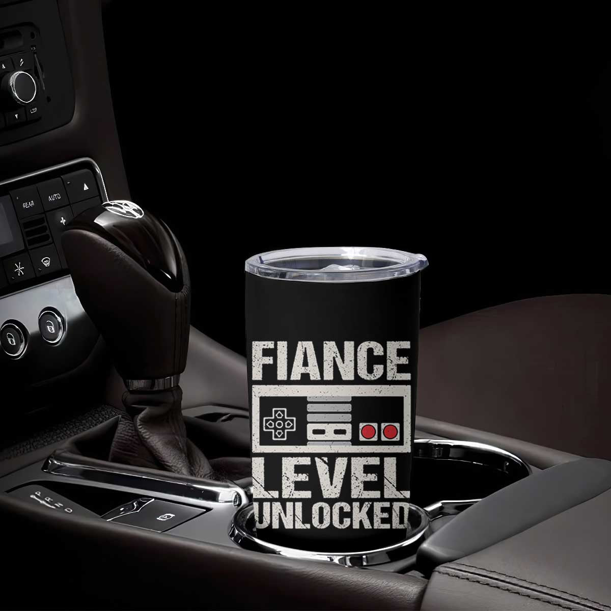 Leveled Fiance Unlocked Tumbler Cup Engagement Gift For Fiancé Bachelor Party TS10 Print Your Wear