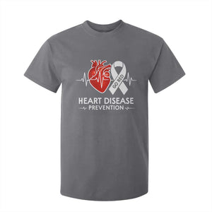 Go Red Heart Disease Prevention T Shirt For Kid Heartbeat CHD Wear Red February Month TS10 Charcoal Print Your Wear
