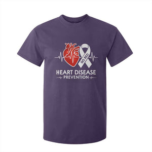 Go Red Heart Disease Prevention T Shirt For Kid Heartbeat CHD Wear Red February Month TS10 Purple Print Your Wear