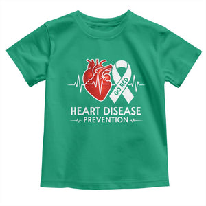 Go Red Heart Disease Prevention Toddler T Shirt Heartbeat CHD Wear Red February Month TS10 Irish Green Print Your Wear