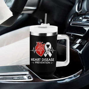 Go Red Heart Disease Prevention Tumbler With Handle Heartbeat CHD Wear Red February Month TS10 Print Your Wear