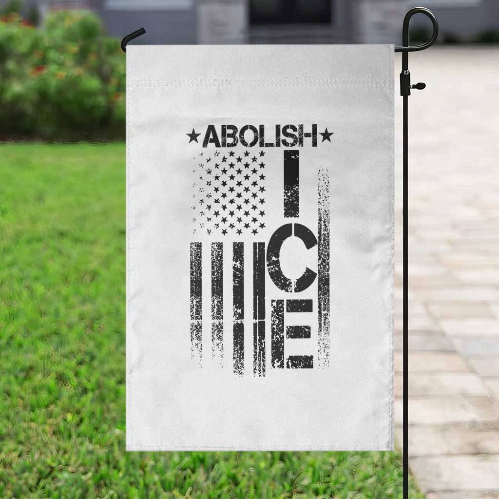 Abolish ICE Garden Flag Vintage American Flag TS10 Print Your Wear