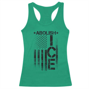 Abolish ICE Racerback Tank Top Vintage American Flag TS10 Irish Green Print Your Wear
