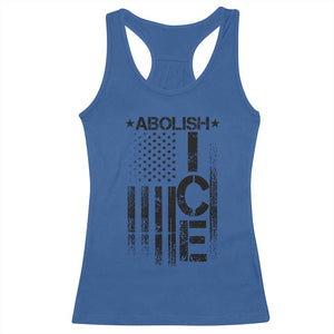 Abolish ICE Racerback Tank Top Vintage American Flag TS10 Royal Blue Print Your Wear