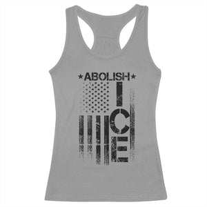 Abolish ICE Racerback Tank Top Vintage American Flag TS10 Sport Gray Print Your Wear