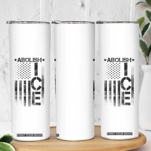 Abolish ICE Skinny Tumbler Vintage American Flag TS10 Print Your Wear