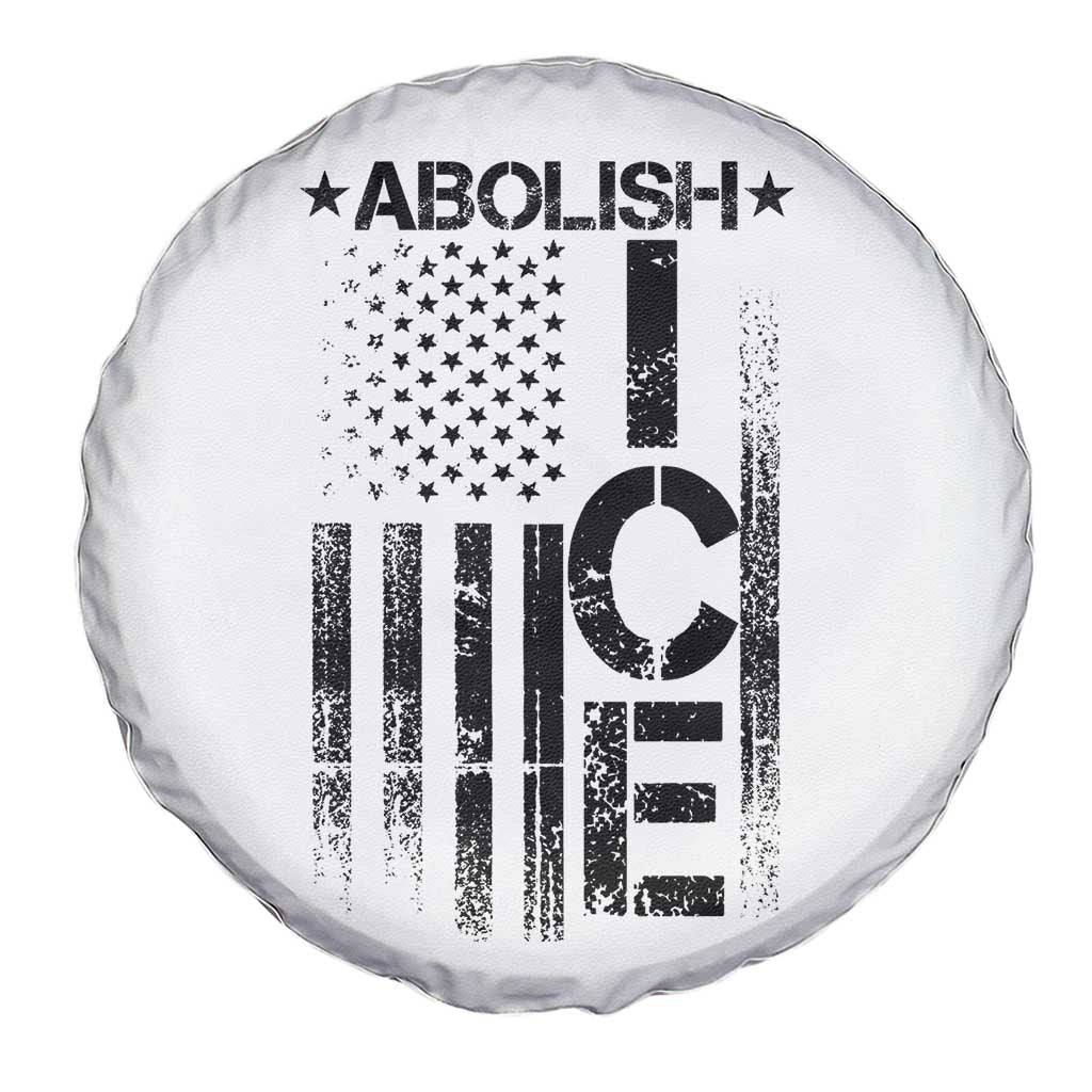 Abolish ICE Spare Tire Cover Vintage American Flag TS10 Print Your Wear