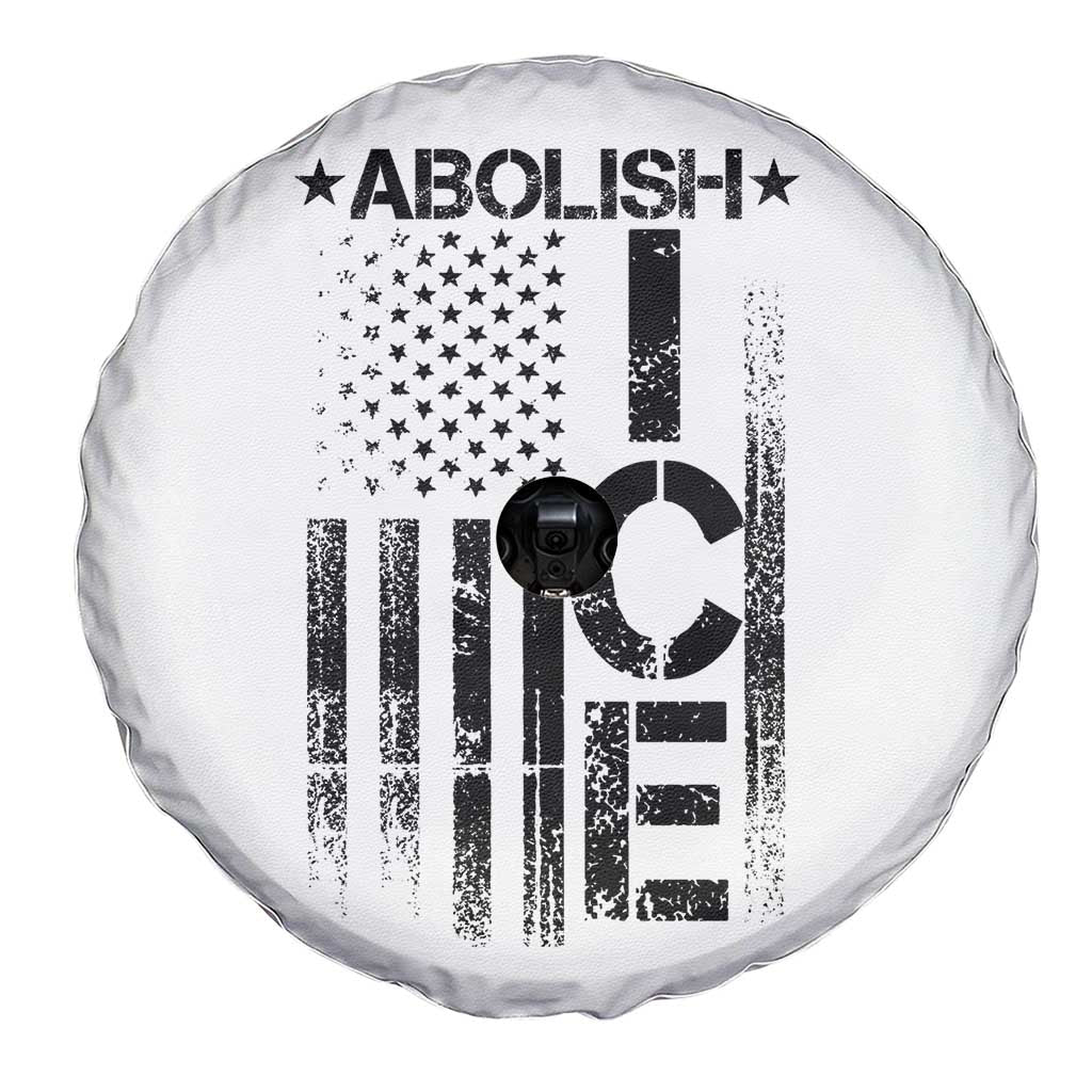 Abolish ICE Spare Tire Cover Vintage American Flag TS10 Print Your Wear