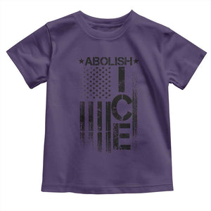 Abolish ICE Toddler T Shirt Vintage American Flag TS10 Purple Print Your Wear