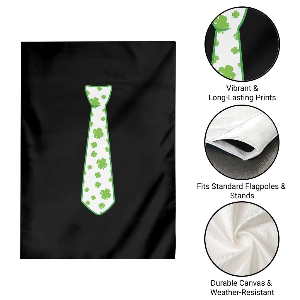 Shamrocks Tie Garden Flag Kids St Patricks Day Costume Party Humor TS10 Print Your Wear