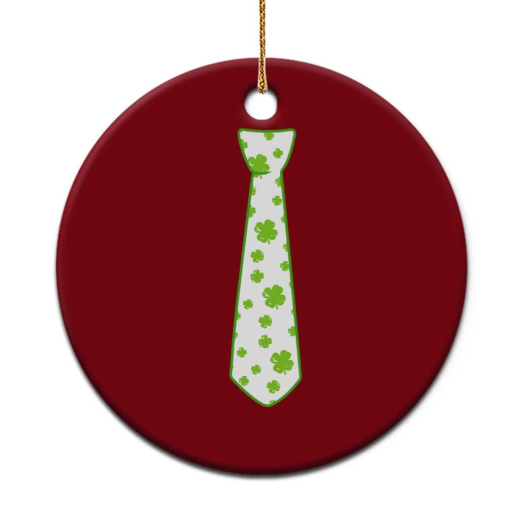 Shamrocks Tie Ceramic Ornament Kids St Patricks Day Costume Party Humor TS10 1pc Red Print Your Wear