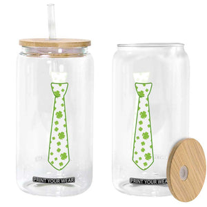 Shamrocks Tie Glass Can Kids St Patricks Day Costume Party Humor TS10 Print Your Wear
